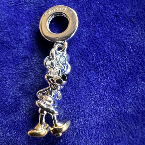 100th Anniversary DisneyX PANDORA Minnie Mouse Lab-grown Diamond Charm - Picture 2 of 2
